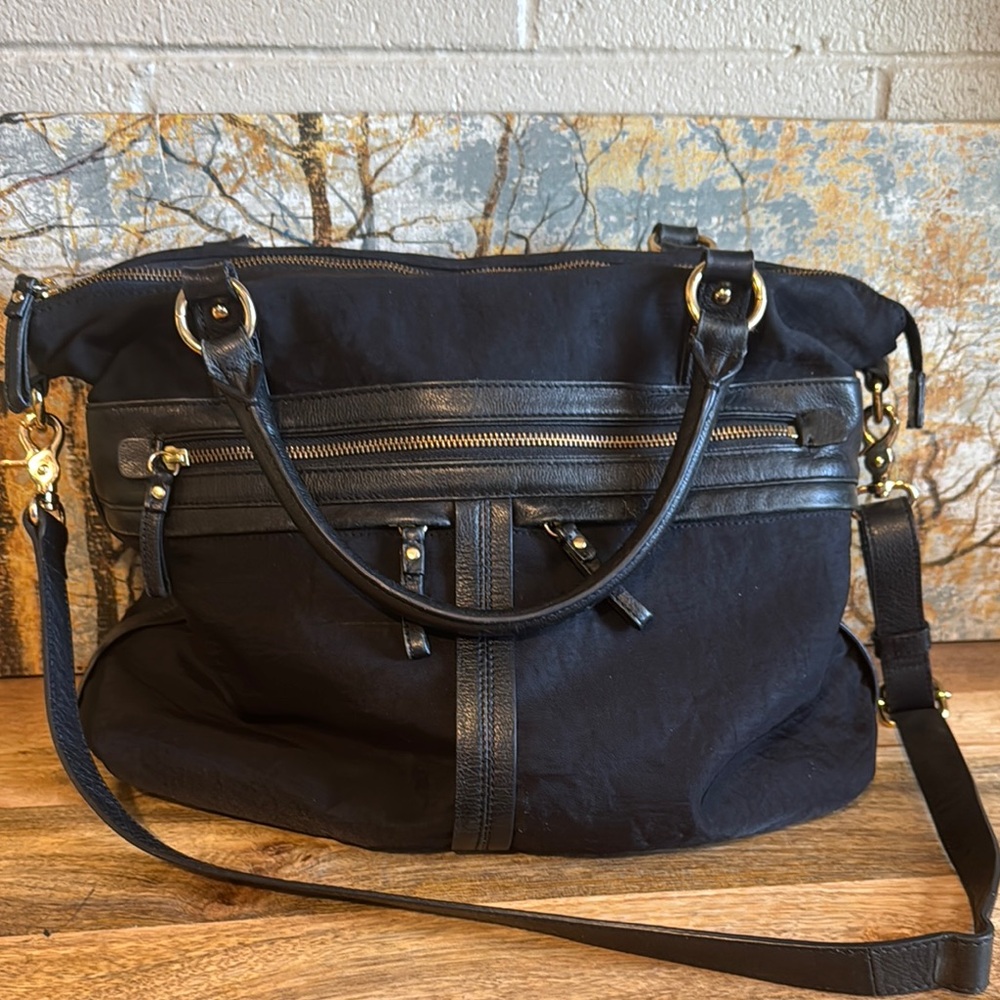 Black Women’s Tote Bag with Gold Hardware - Designer Style